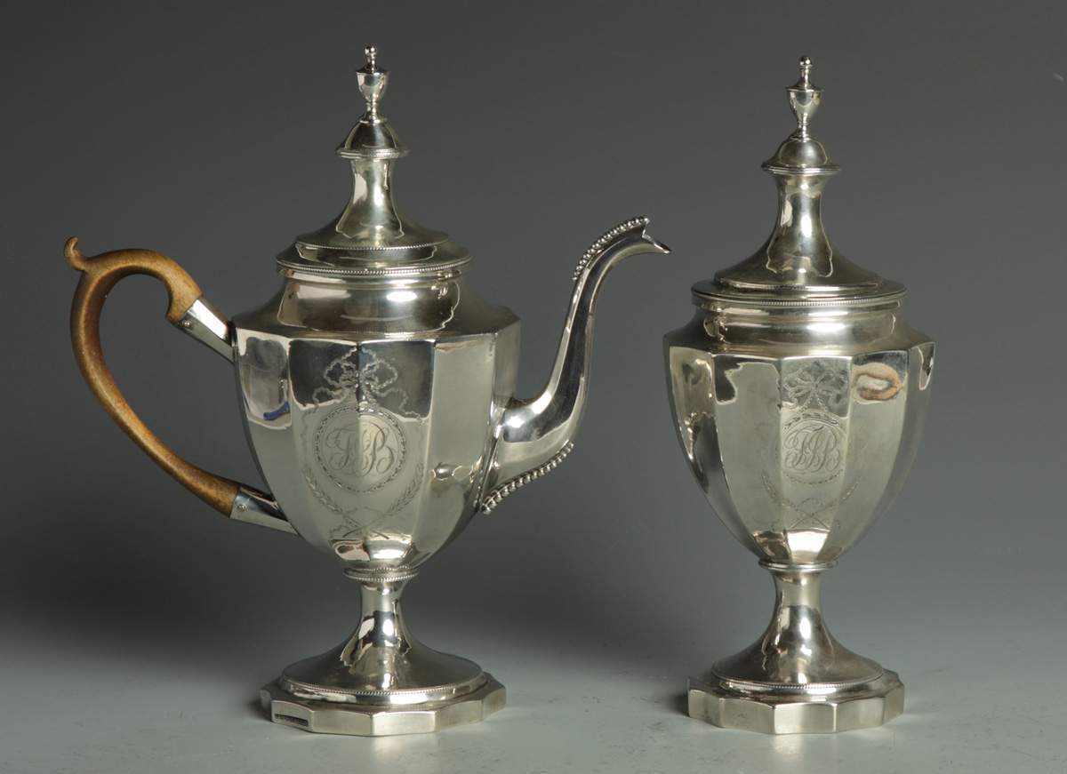 Liberty Browne Sterling Silver Coffee Pot & Sugar, Philadelphia, PA ...