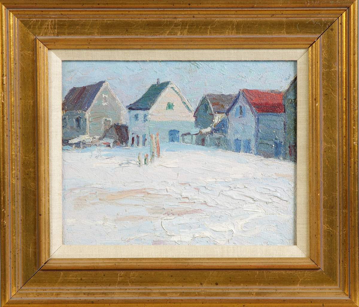 George Renouard (American, 1885-1954) Barns | Cottone Auctions