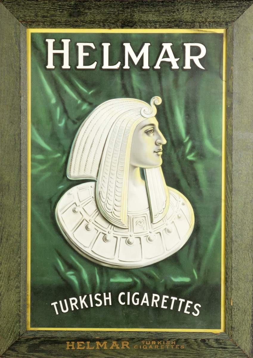 Helmar Turkish Cigarettes Paper Advertisement | Cottone Auctions