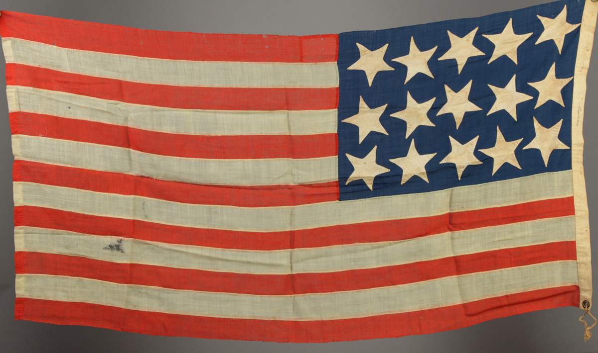 Two U.S. Navy Flags | Cottone Auctions