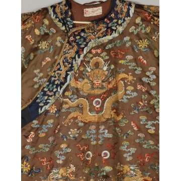 Fine Chinese Imperial Court Robe | Cottone Auctions