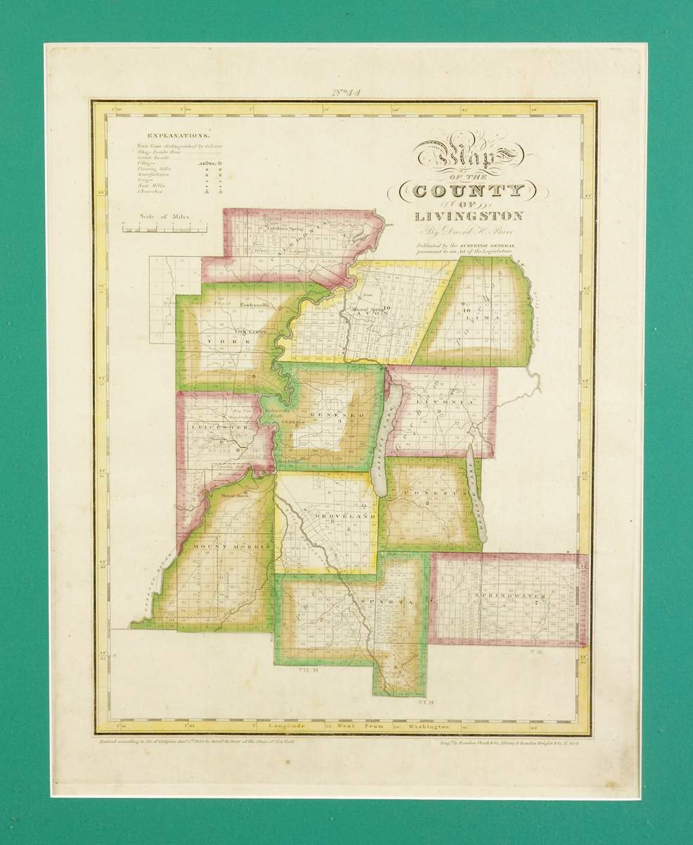 Map of Livingston County Cottone Auctions