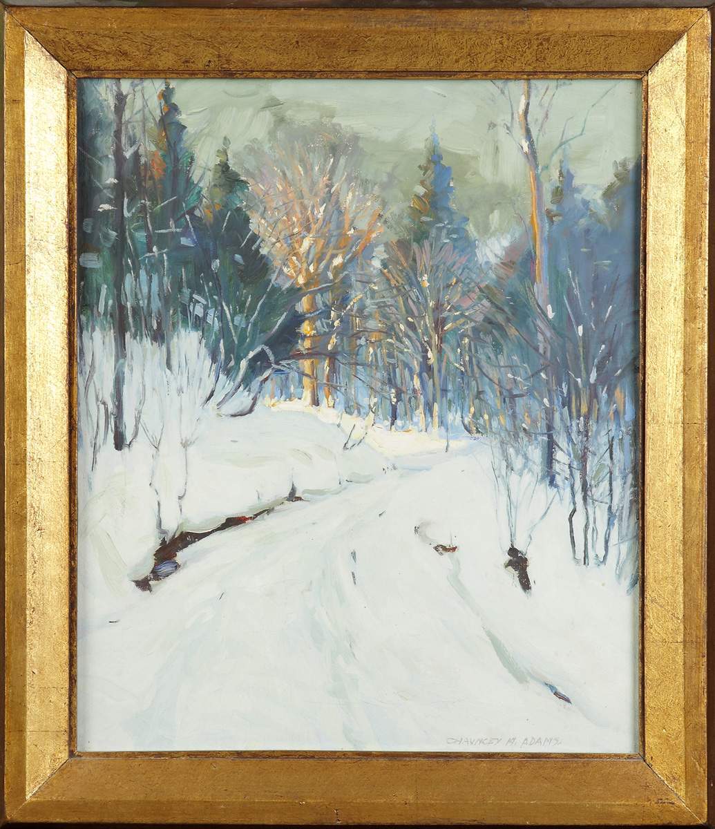 Chauncey M. Adams ( New York, B. 1895) Snowscape | Cottone Auctions