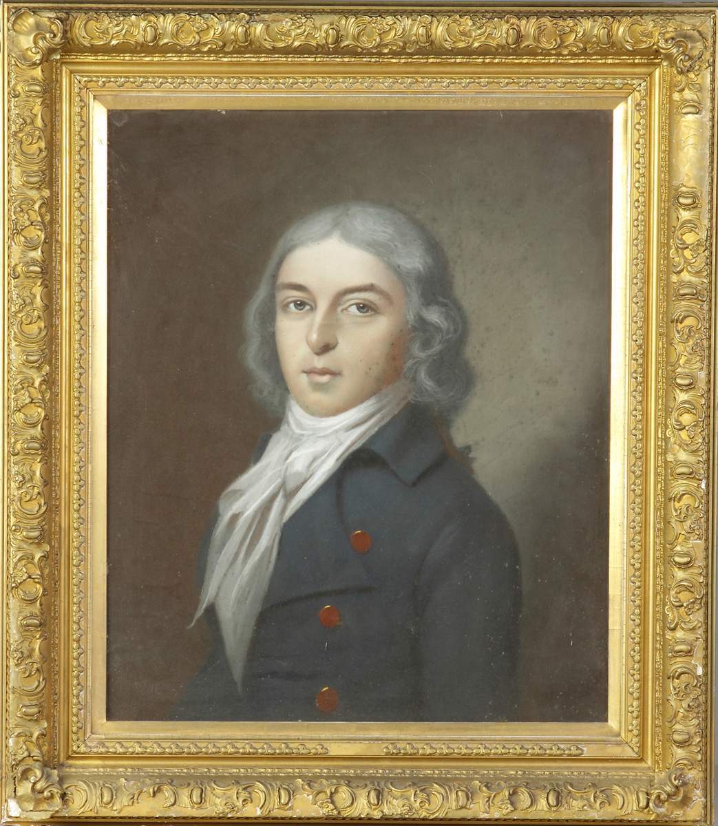 French Pastel Portrait, Son of a Revolutionary War Captain | Cottone ...