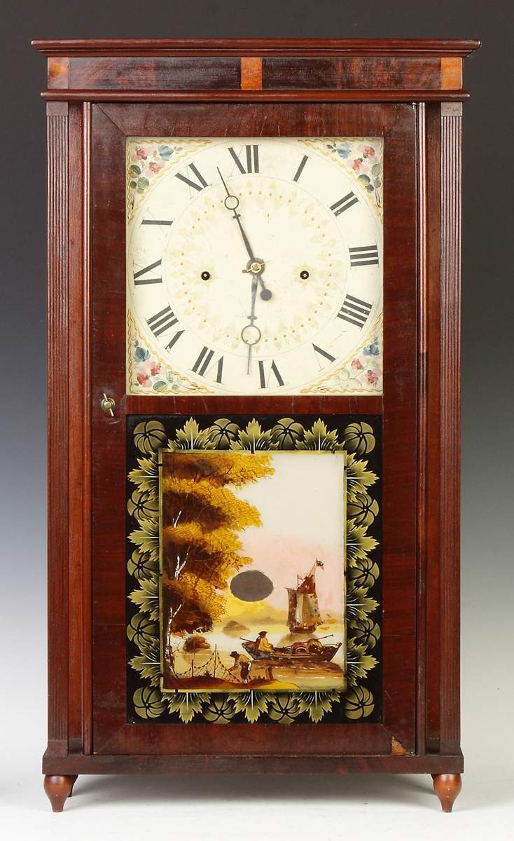 Unusual Norris North & Co. Shelf Clock | Cottone Auctions