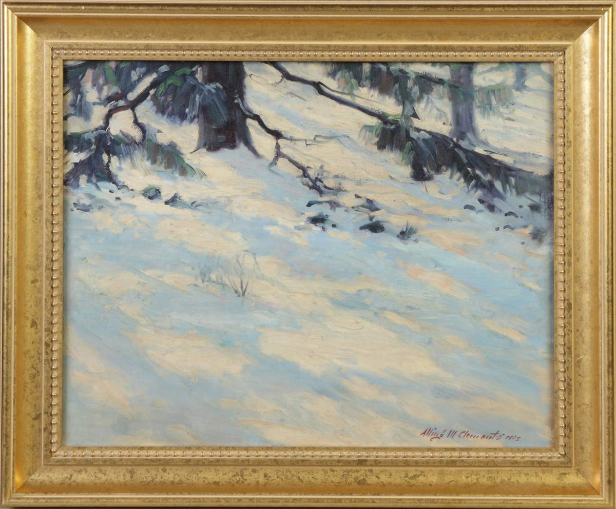 Alling Clements (New York, 1891-1957) Snowy Ground | Cottone Auctions