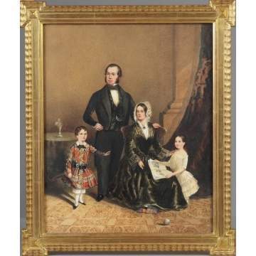 W. Greenlees 1852 Family Portrait