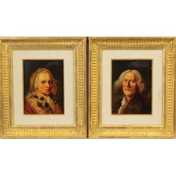 Two 19th cent. Portraits