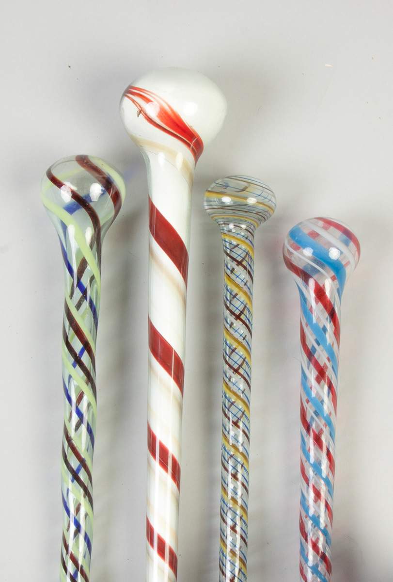 Four Glass Batons | Cottone Auctions