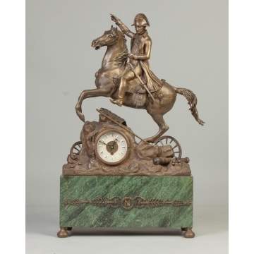 Napoleon on Horseback Clock 