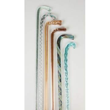 6 Glass Canes