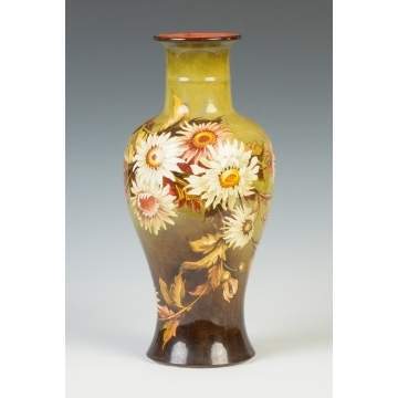Royal Doulton Hand Painted Floral Vase 