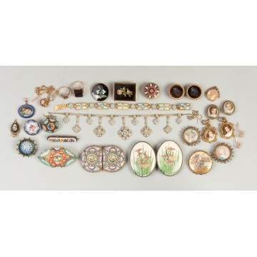 Group of Vintage Various Victorian Jewelry