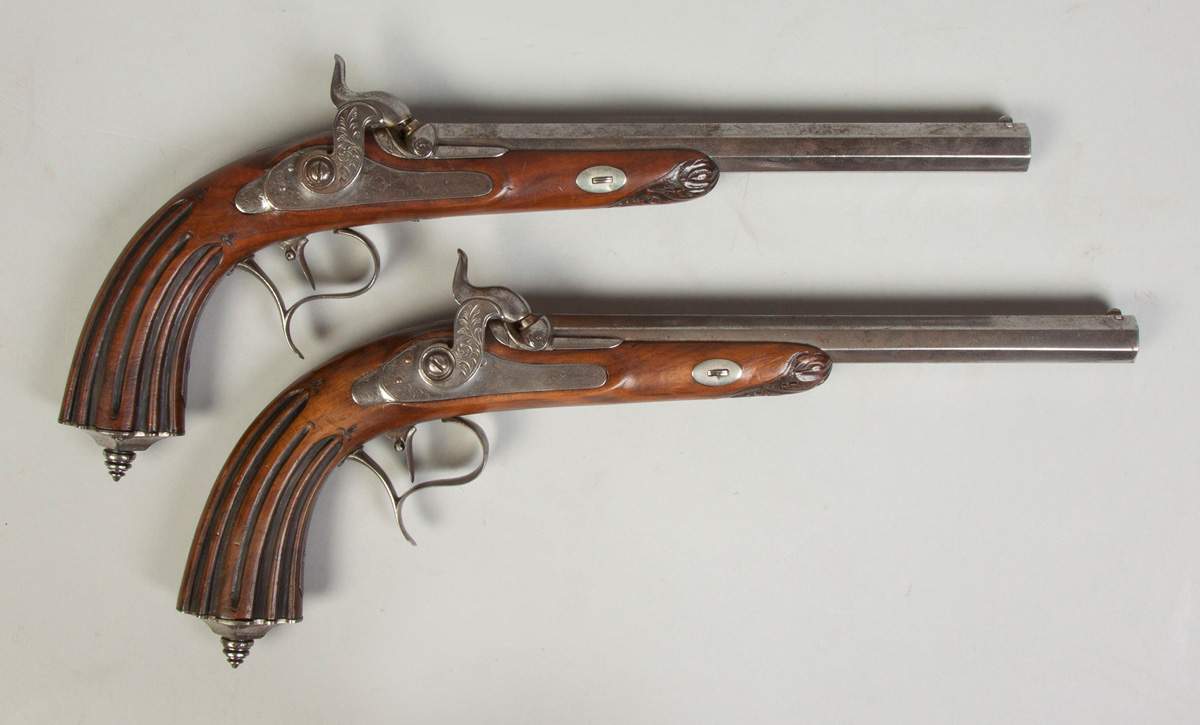 Engraved Dueling Pistols | Cottone Auctions