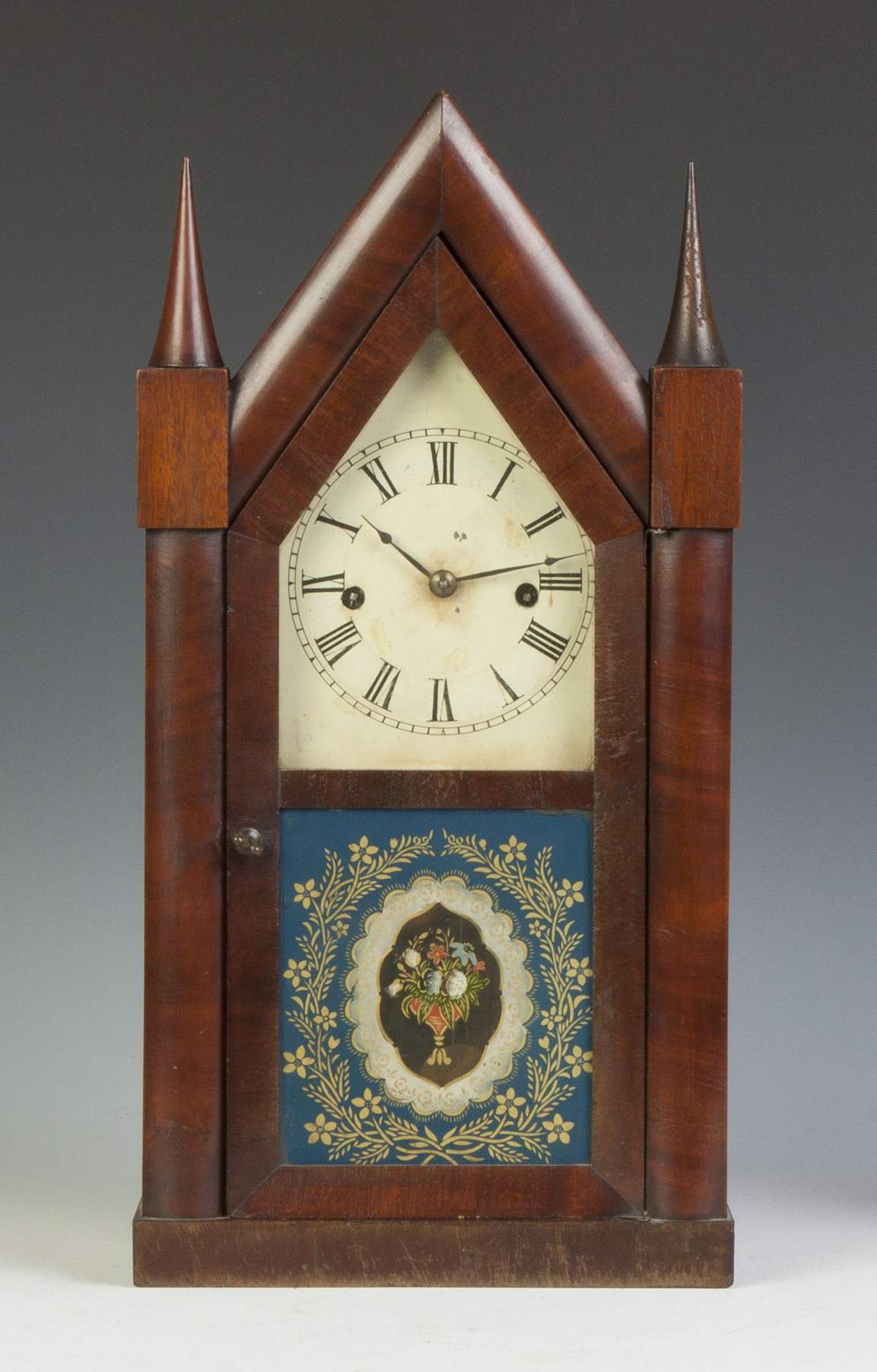 Chauncey Jerome Steeple Clock | Cottone Auctions