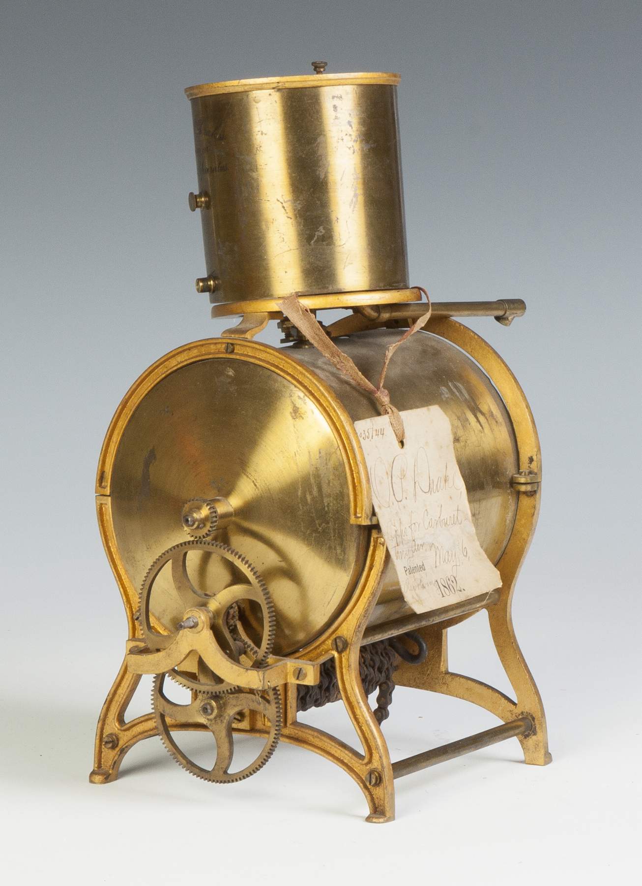 Oliver P. Drake, Boston, MA, Carburetor Patent Model Cottone Auctions