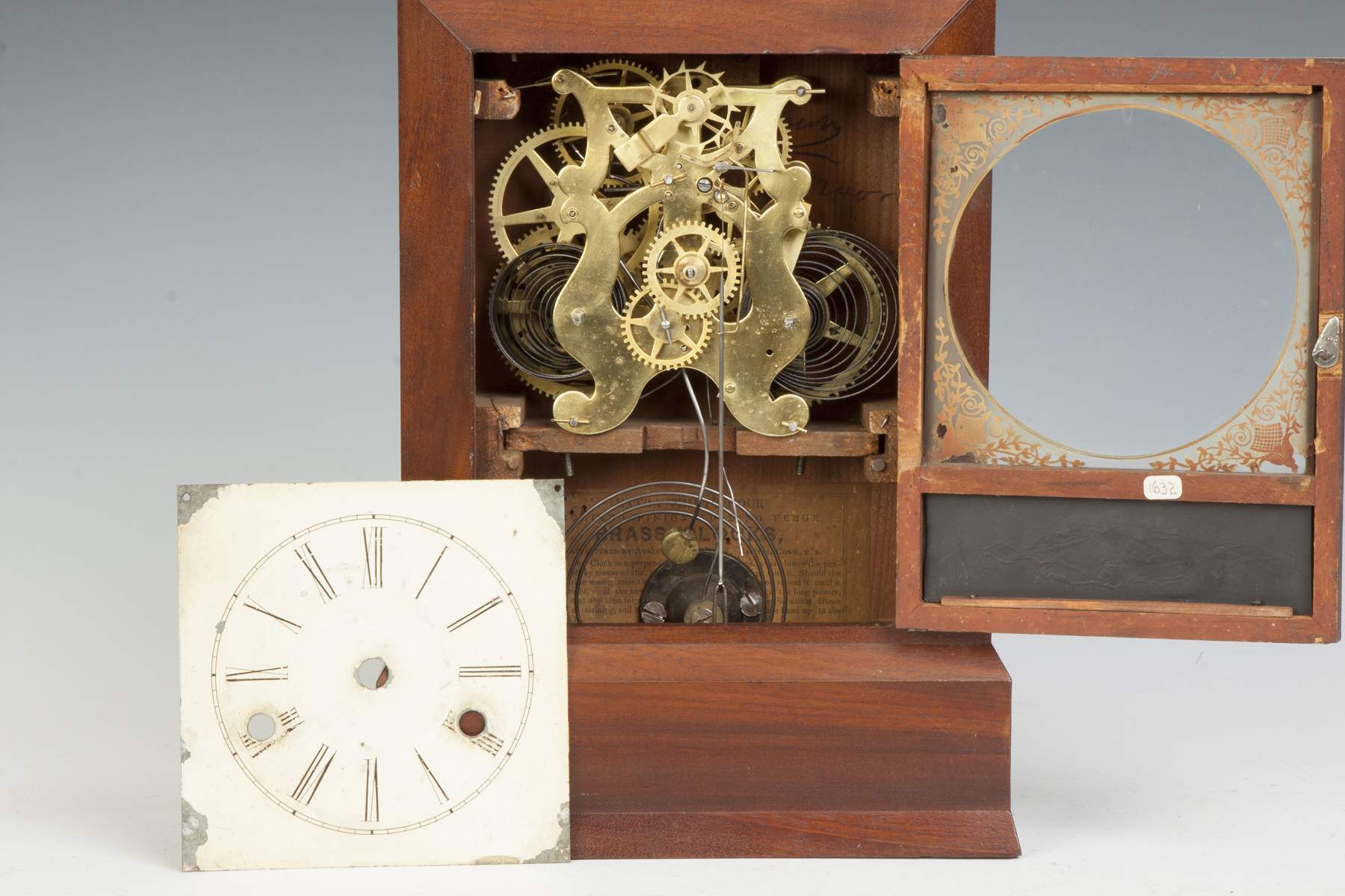 J. Ives Miniature Shelf Clock | Cottone Auctions