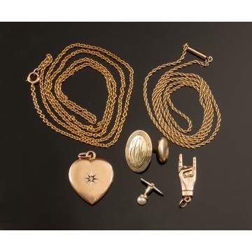 Gold Necklaces, Charms, Accessories